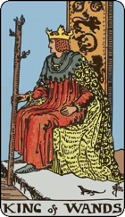 Vua Gậy, King of Wands